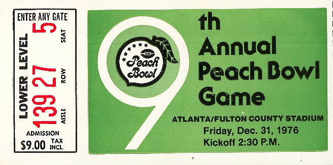 1976PeachBowl stub