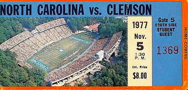 1977Clemson stub