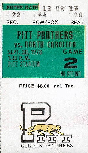 1978Pitt stub