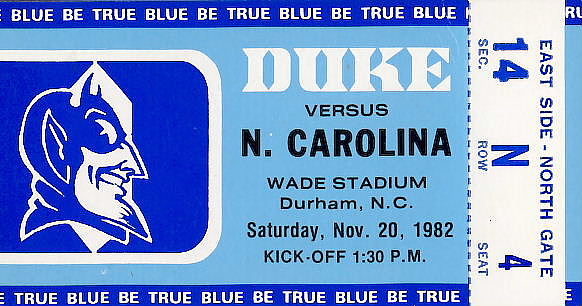 1982Duke stub