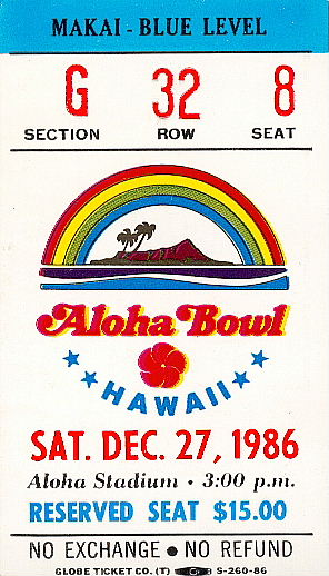 1986AlohaBowl stub