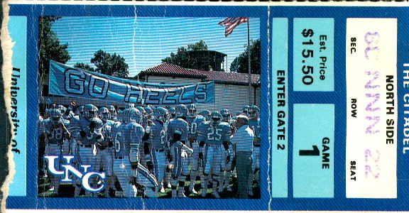 1986Citadel stub