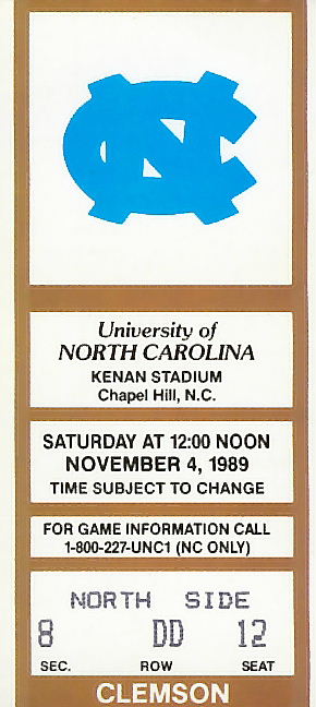 1989Clemson stub