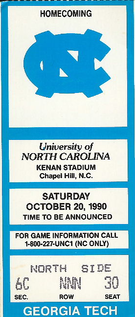 1990GaTech stub