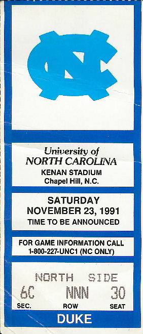 1991Duke stub