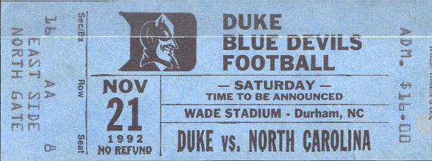 1992Duke stub