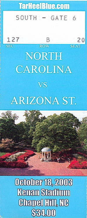 2003ArizonaSt stub