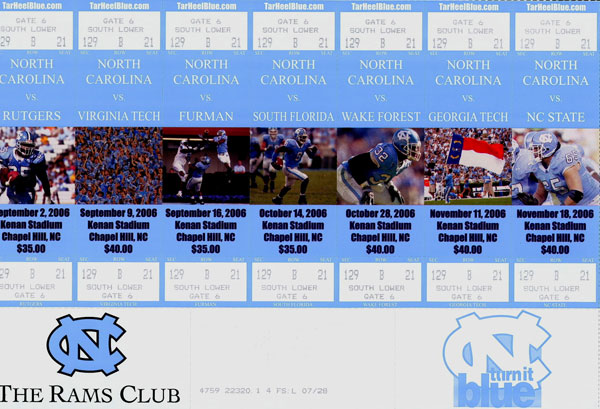 2006 Season Tickets