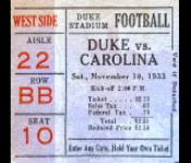 1933Duke stub