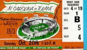 1973 UNC-Tulane Ticket Stub