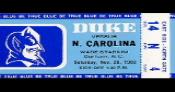 1982Duke stub