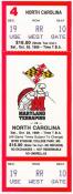 1989 UNC-Maryland Ticket Stub