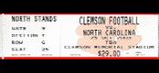 2003Clemnson stub