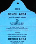 2006 UNC-South Florida Sideline Pass