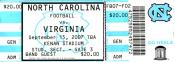 2007-09-15 UNC-Virginia Ticket 2