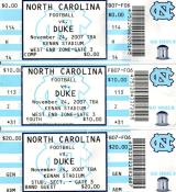 2007-11-24 UNC-Duke Tickets