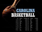 2008-09 UNC Basketball Schedule Wallpaper